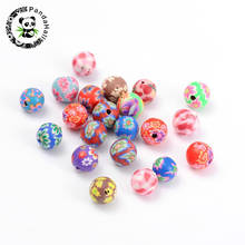 20pcs 8mm Handmade Polymer Clay Round Beads For Jewelry Making DIY Bracelets Neaklace Earrings Findings 2024 - buy cheap