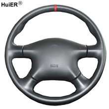 Hand Sewing Car Steering Wheel Cover For Nissan Almera N16 Pathfinder Primera Paladin X-Trail 2001-2006 For Renault Samsung SM3 2024 - buy cheap