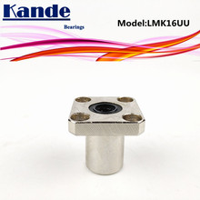 Kande Bearings LMK16 UU 2pcs LMK16UU Square Flange Linear Bearing dr:16mm LMK16 2024 - buy cheap