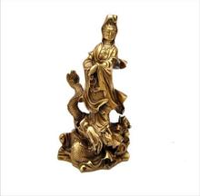 SCY-adornos de cobre Avalokiteshvara, parte trasera de dragón Talismán, muebles para el hogar Feng Shui, 1125 +++ 2024 - compra barato