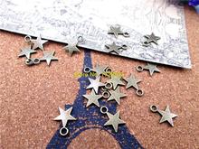 60pcs  10MM Antique bronze little stars charms pendants 2024 - buy cheap