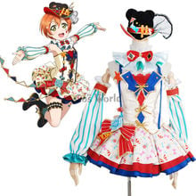 Amor ao vivo escola idol projeto hoshizora rin circo fantasia vestido uniforme roupa anime cosplay trajes 2024 - compre barato