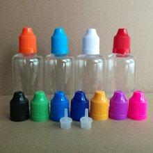 50ml PET Empty E liquid Oil Bottle Plastic Dropper Bottles with Colorful Caps and fine tips for E juice Nail Polish, 1000pcs 2024 - buy cheap