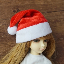 BJD Christmas Cap Hat Beanie For 1/6 11" 1/4 17" 1/3 24" 60CM Tall SD MSD YOSD DK DZ AOD DD Doll Free Shipping 2024 - buy cheap