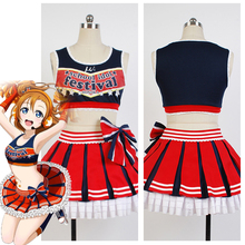 LoveLive! Love Live Honoka Kousaka Cheerleaders Cosplay Costumes For Women Dress Halloween Carnival Costume 2024 - buy cheap