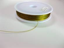 200M Golden Beading Cord Wire Thread String Tiger Tail 0.45mm 2024 - buy cheap