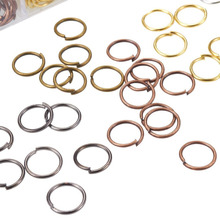 Pandahall 6 Colors Close but Unsoldered Jump Rings Split Rings 8mm Diameter Jewelry Making supplies Findings 2024 - buy cheap