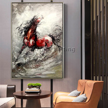 Canvas painting Acrylic Animal painting caudros decroracion abstract horse Wall Art Pictures for living room home decor quadros7 2024 - buy cheap