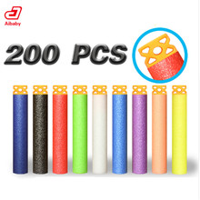 200PCs Soft Hollow Hole 7.2cm Refill Dart Bullets for Nerf Gun Blaster N-strike Elite Accessories Kid Shooting Gun Toy 2024 - buy cheap