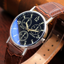 Mens Watches Fashion Leather Band Business Watch Top Brand Luxury Quartz Watch Sport Wrist Watch Clock Relogio Masculino 2024 - buy cheap
