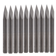 10x Pyramid Engraving Bits 30 Degree 1/8" Carbide Steel Router High Efficiency 0.1mm 2024 - buy cheap