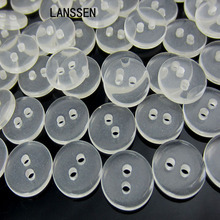 200pcs 3/8" Acrylic Clear Buttons 2-hole Fit Sewing Shirt Bulk Buttons Crafts Accessory 10mm Transparent Buttons 2024 - buy cheap