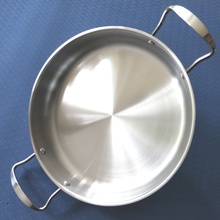 Кухонная посуда Witout Lid 28, сковорода из нержавеющей стали с антипригарным покрытием 2024 - купить недорого