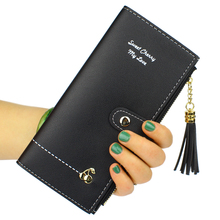 Women Wallets Hasp Tassels Zipper Lady Cherry Purses Money Bags Clutch Coin Purse ID Cards Holder Wallet Handbags Notecase Pouch 2024 - buy cheap