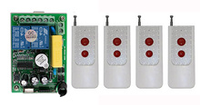 AC220V 2CH 1000m Long Range Wireless RF Remote Control Switch Transmitter+Receiver for Appliances Gate Garage Door