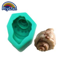 Conch Chocolae Silicone Mold For Candle Cake Decorating Tools Jelly Soap Mould Salt Sculpture Resin Molds S0066BK 2024 - buy cheap