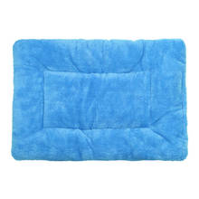 Dropshipping High Quality New Dog Blanket Pet Cushion Dog Cat Bed Soft Warm Sleep Mat BLue 2024 - buy cheap