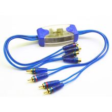 Universal Noise Sound Eliminator 4 Channel RCA Ground Loop Isolator Noise Filters For Vehicle Car Audio Accessories 2024 - buy cheap