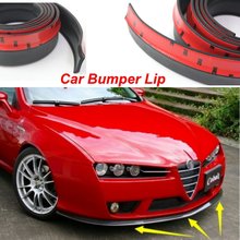 Car Rubber Skirt Carbon Front Lip Bumper Decoration For Alfa Romeo 147 156 159 Alfetta Berlina Brera Mito Giulia Milano 2024 - buy cheap