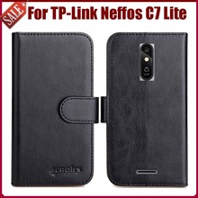 Hot Sale! TP-Link Neffos C7 Lite Case New Arrival 6 Colors High Quality Flip Leather Protective Cover Phone Bag 2024 - buy cheap