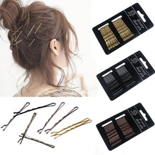 New Hairgrips Invisible Hair Clip Pins Barrette Hairpins Women Girl Black Styling Gloden Solid Simple Lady Accessories 2024 - buy cheap