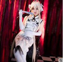 New Cosplay Yosuganosora Fate Sky Kasugano Sora Cosplay Cos Cheongsam Ancient Costume with 2 hairbands 2024 - buy cheap