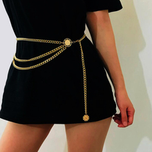 Sexy Women Metal waist chain match dress Fashion personality belt for women hip hop style female belts ceinture femme accessorie 2024 - buy cheap