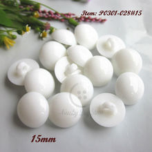 60pcs 15mm white shank mushroom plastic buttons for decoration sewing craft-material 2024 - buy cheap