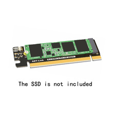 2018 Новый Riser M.2 NVME ключ M к PCI-e x16 Адаптерная карта, M-key pcie 4x к 16x расширительные карты PCI-E 3,0 для M.2 NVMe SSD R43A 2024 - купить недорого