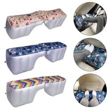 Car Mattress Inflatable Back Seat Gap Pad Printing Travel Air Bed Cushion Outdoor Sofa Camping Auto Seat Accessories Air Pump 2024 - buy cheap