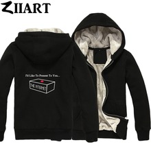 Chaqueta con cremallera completa para hombre, parka de terciopelo, ZIIART, para Otoño e Invierno 2024 - compra barato