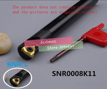 SNR0008K11 CNC-herramientas de torneado, inserto de carburo para roscado interno, máquina de torno, juego de herramientas de torneado, soporte 2024 - compra barato