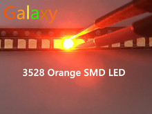 SMD Led 3528/1210 оранжевый/Янтарный Smd/smt Plcc-2 Высокое качество ультра яркие светоизлучающие диоды Бесплатная доставка 1000 шт 2024 - купить недорого