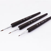 3Pcs- UV GEL Brushes Set -Dotting Painting Drawing Nail Art Lines Painting Pen Brush 3pcs/set Manicure 3D Nail Art Brush Tools 2024 - buy cheap