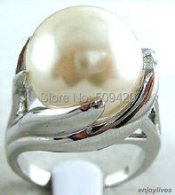 XFS20141er> perla de concha del Mar del Sur, anillo de mano fino tamaño: 7.8.9. 2024 - compra barato