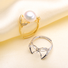 Mermaid Rings Settings S925 Sterling Silver Pearl Rings Fittings Women Pearl Rings Jewelry Accessory Silver&Gold Color 3Pieces 2024 - buy cheap