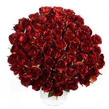 12pcs High Quality Artificial Silk Rose Flower Bouquet For Wedding Home Decoration Bride Holding Arrangement Table Fake Flowers 2024 - buy cheap