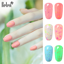 Belen Cheese Glitter UV Gel Nail Polish 7ML Shimmer Soak Off Semi Permanent Lucky Candy Color Varnish UV Lacquer Manicure DIY 2024 - buy cheap
