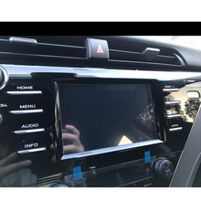 Película protetora de tela de vidro temperado para toyota camry 2018, 7 polegadas, navegação gps, acessórios para carro 2024 - compre barato