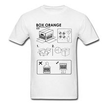 Camisetas de media vida 2 para hombre, camisas holgadas de gran tamaño con estampado de juego de Ciencia de tiro, contador de golpe, caja, naranja, blanco 2024 - compra barato