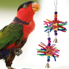 Parrot Chew Toys Multicolor Bird Parrot Bite String Toys Swing Cage Accessories 2024 - buy cheap