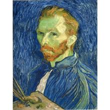 Hand Painted Oil paintings Vincent Van Gogh Canvas art Self Portrait with Pallette High quality home decor 2024 - buy cheap