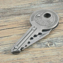 Pocket Knife Key Chain Knife Peeler Portable Camping Key Ring Knife Tool Mini Key Knife Fold Key 2024 - buy cheap