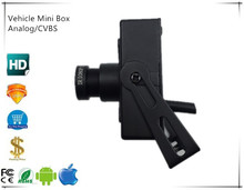 Mini câmera de veículo, com lente m12, plugue analógico/cvbs de 4 pinos, aviação, dc 9-24v, metal 520tvl com suporte cctv segurança 2024 - compre barato