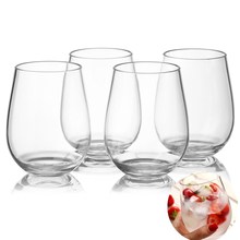 4pc/set Unbreakable PCTG Red Wine Glass Transparent Fruit Juice Beer Cup Shatterproof Plastic Glasses Cups Bar Gereedschap 2024 - buy cheap