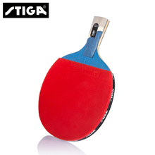 STIGA pro tube-raqueta de tenis de mesa de 5 estrellas, raqueta de tenis de mesa con palo de carbono de la mejor calidad, paleta de goma, mango corto 2024 - compra barato