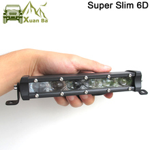 Super Slim 6D Lens 150W 120W 90W 20 Inch Led Bar Offroad Light For Auto 12V 24V ATV 4x4 Off road Car Work Lights Driving Lamps 2024 - buy cheap