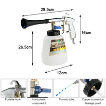Lavado de alta presión para coche de Tornador, pistola de limpieza profunda portátil para Interior, cuidado de la cabina con cepillo de aire, envío gratis 2024 - compra barato