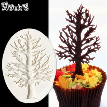 Tree Twig Shape Fondant Silicone Mold DIY Cupcake Cookie Molds Biscuits Mould Candy Cake Decorating Tools Baking Tool Cakes D030 2024 - buy cheap