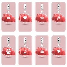 Pink Heart Airplane Queen Back Cover For Nokia 2.1 3.1 5.1 6.1 7.1 Soft Silicone Phone Case For Nokia 7.1 6.1 5.1 3.1 2.1 Plus 2024 - buy cheap